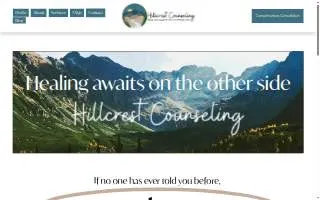 Hillcrest Counseling website