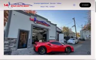14 Star Auto Body website