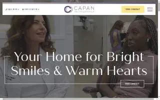 Capan Orthodontics website