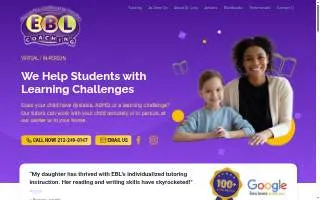 EBL Coaching website