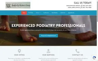 Englewood Podiatry website