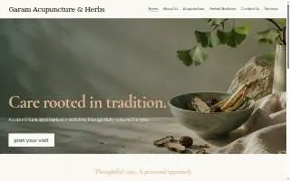 Garam Acupuncture website
