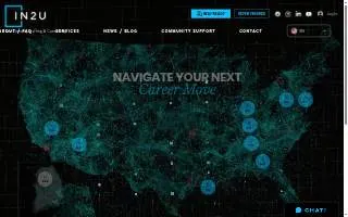 IN2U HR - Recruiting, Staffing, HR Solutions website