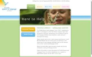 Tenafly Speech & Language Center website