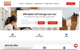 Trojan Storage of Englewood website