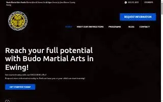 Budo Martial Arts Studio of Ewing website