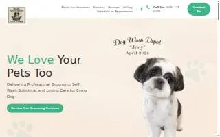 Dog Wash Depot website
