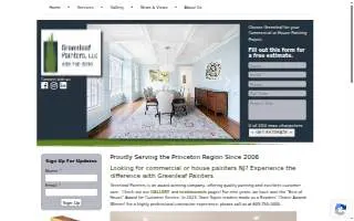 Greenleaf Painters, LLC website