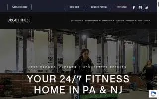 URGE FITNESS Ewing NJ website
