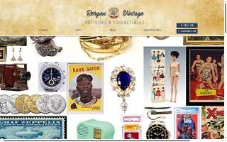 Bergen Vintage Antiques & Collectibles website