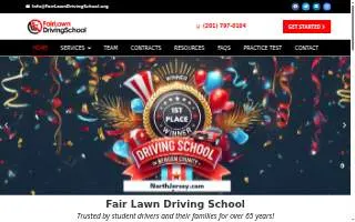 Fair Lawn Driving School Inc. website
