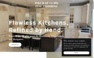 Touch Of Class Fine Finishing website