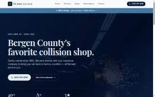 Tri Boro Auto Body website