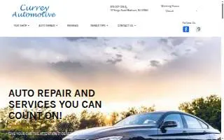Currey Automotive website