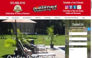 DeMartinis Landscaping Inc. website