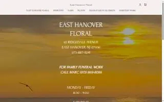 East Hanover Floral Company website