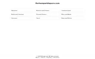 Florham Park Liquors website