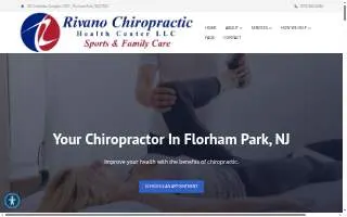 Rivano Chiropractic Health Center, LLC website