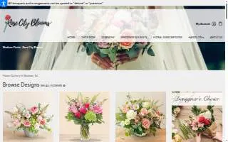 Rose City Blooms website