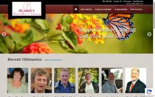 Blackley Funeral Home of Fort Lee website