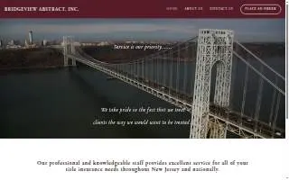 Bridgeview Abstract website