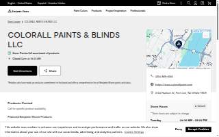 Colorall Paints and Blinds