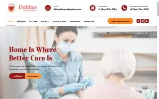 Dahlias Home Care Agency, LLC website