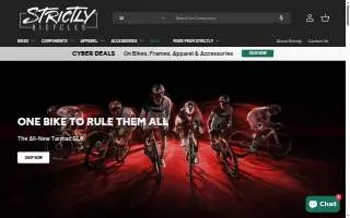 Strictly Bicycles website