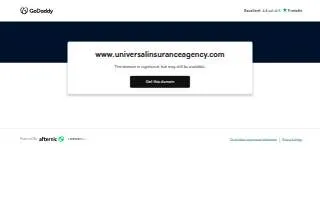 Universal Insurance Agency of Fort Lee website