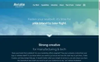 Aviate Creative, LLC. of Franklin website