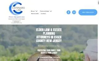 Catenaro Law website
