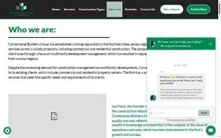 Cornerstone Builders Group website