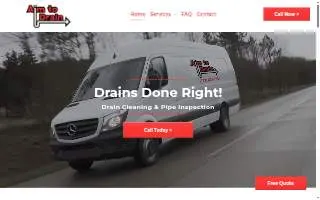 Aim To Drain website