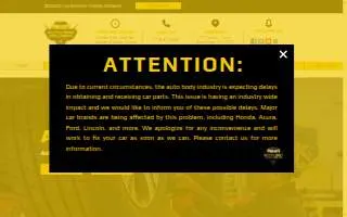 Auto Pro Collision Freehold website