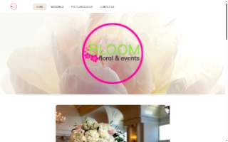 Bloom Floral & Events website