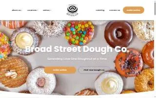 Broad Street Dough Co. website