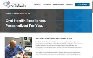 Center for Oral Health website