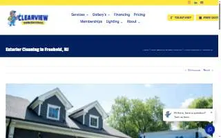Clearview Washing website