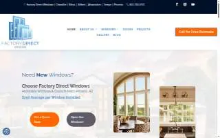 Factory Direct Windows and Doors New Jersey of Freehold website