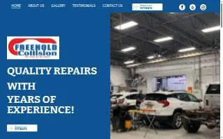 Freehold Collision Center Inc. website
