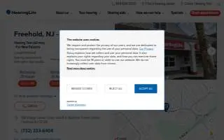 HearingLife of Freehold NJ website