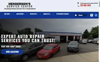 Henderson's Service Center website