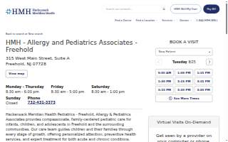 HMH - Allergy and Pediatrics Associates - Freehold