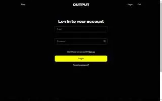 Output Staffing website