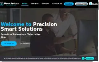 Precision Smart Solutions website