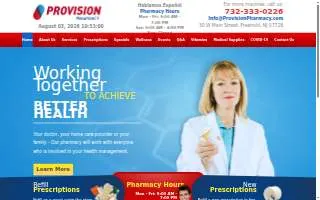 Provision Pharmacy website