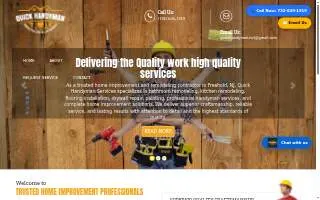 Quick Handyman Services of Freehold website