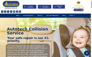 Autotech Collision Service website