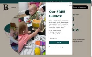 BabyEase Therapies website