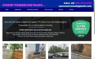 Chris' Pressure Wash LLC website